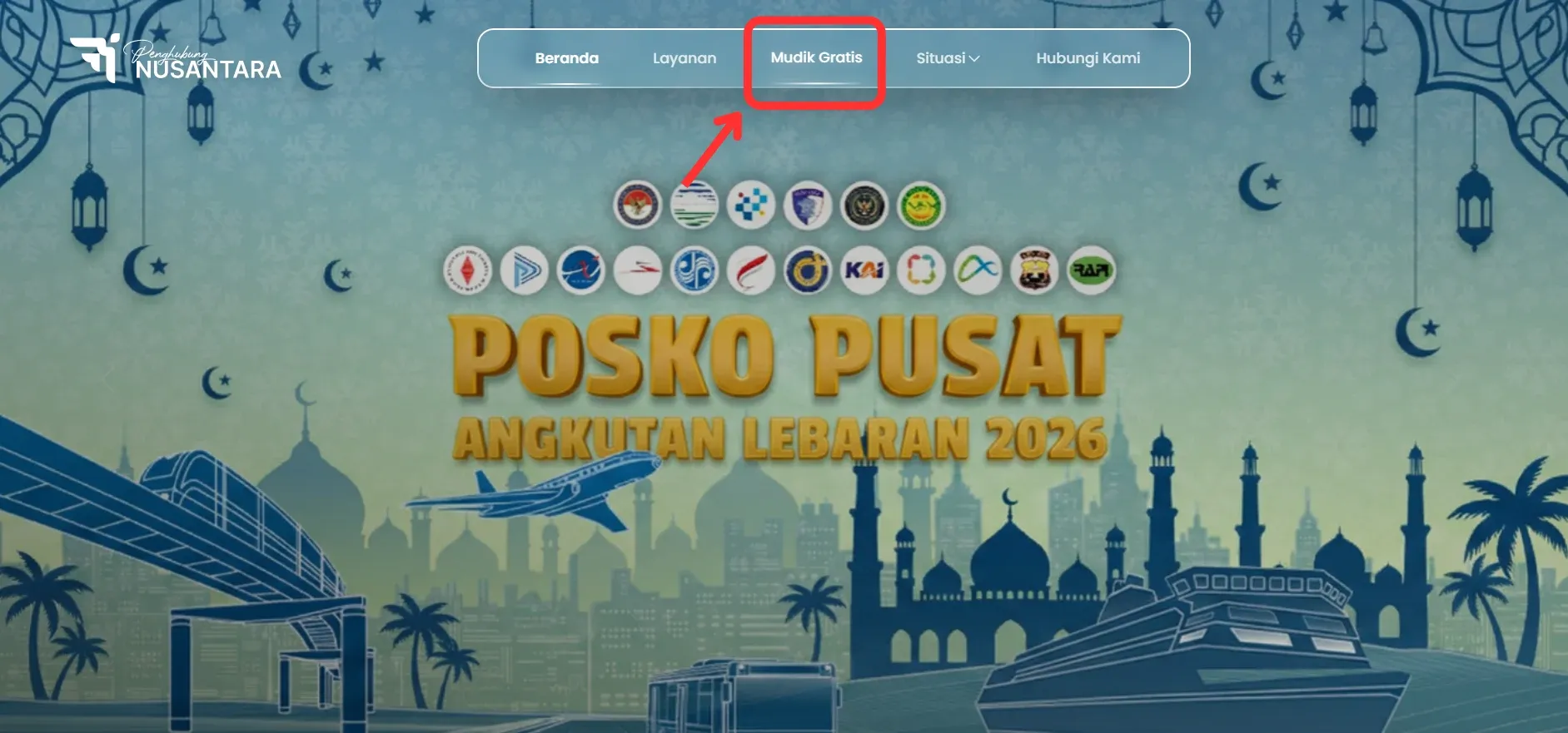 website mudik gratis kemenhub 2026