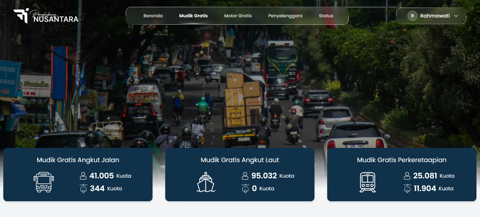 pilihan transportasi mudik gratis kemenhub 2026