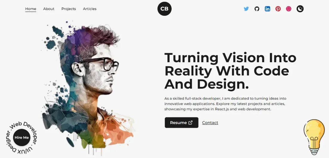 Next.Js Website Portfolio 