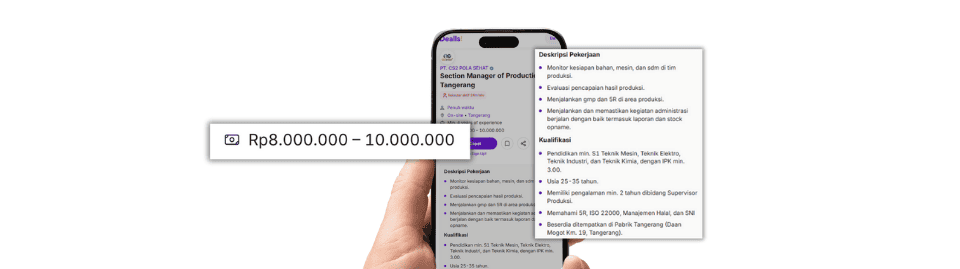 info gaji dan jobdesc di dealls