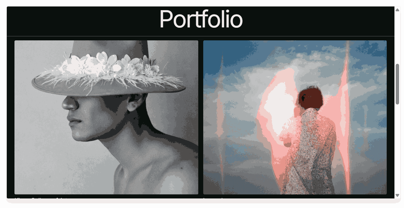 Interactive Sketch Portfolio