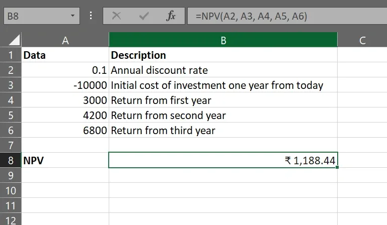 rumus dasar excel